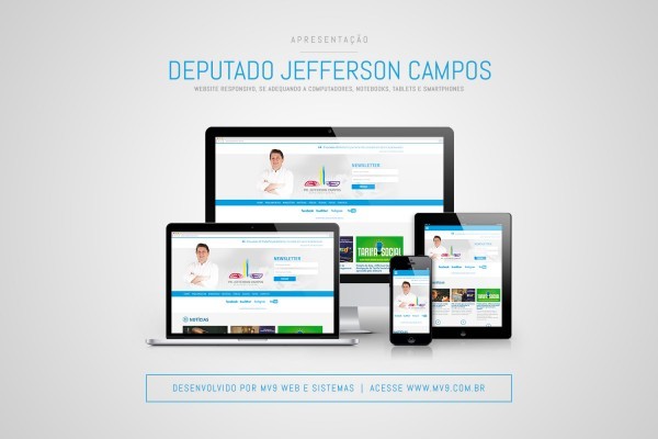 Criao e Desenvolvimento de Site Responsivo para Deputado Pr. Jefferson Campos