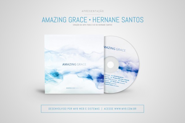 Criao de Capa para o CD Amazing Grace