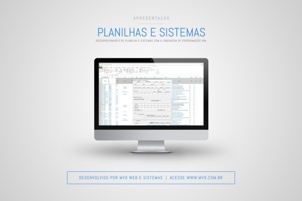 Desenvolvimento de Planilhas e Sistemas com a linguagem de programao VBA