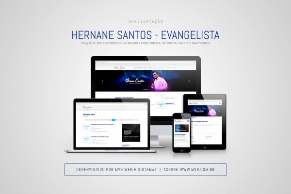 Criao de Site Responsivo para o Conferencista Hernane Santos