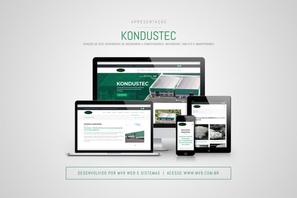 Criao de site responsivo para Kondustec - Chicotes Eltricos