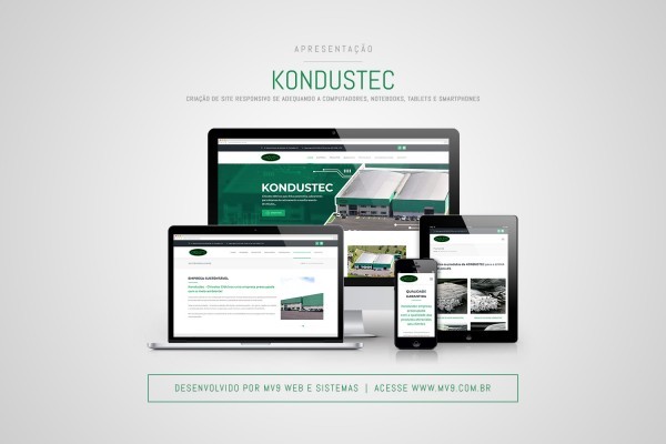 Criao de site responsivo para Kondustec - Chicotes Eltricos