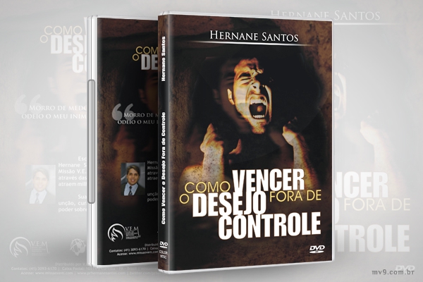 Criao de arte para capa DVD Como Vencer o Desejo Fora de Controle